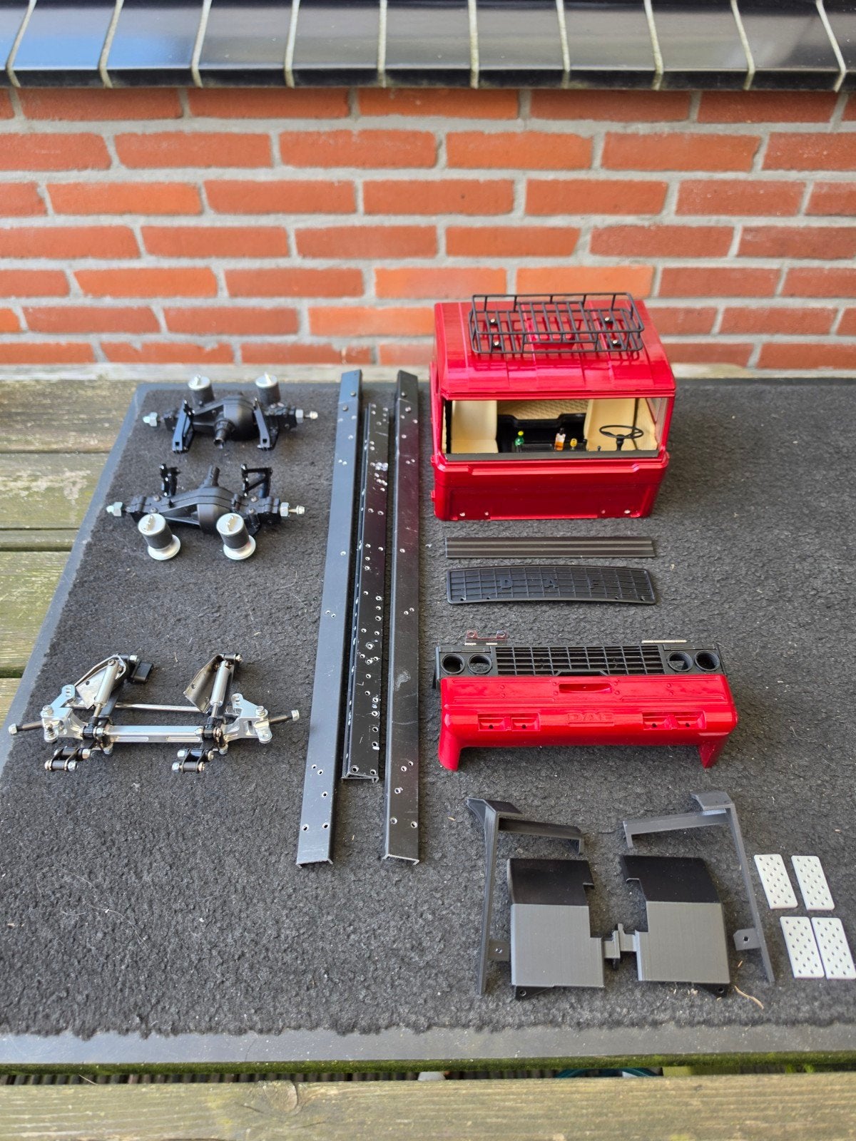 Tamiya 1/14 DAF 2800 ATI, Hobby en Vrije tijd, Modelbouw | Radiografisch | Auto's, Gebruikt, Schaal 1:14, Onderdeel, Overige typen