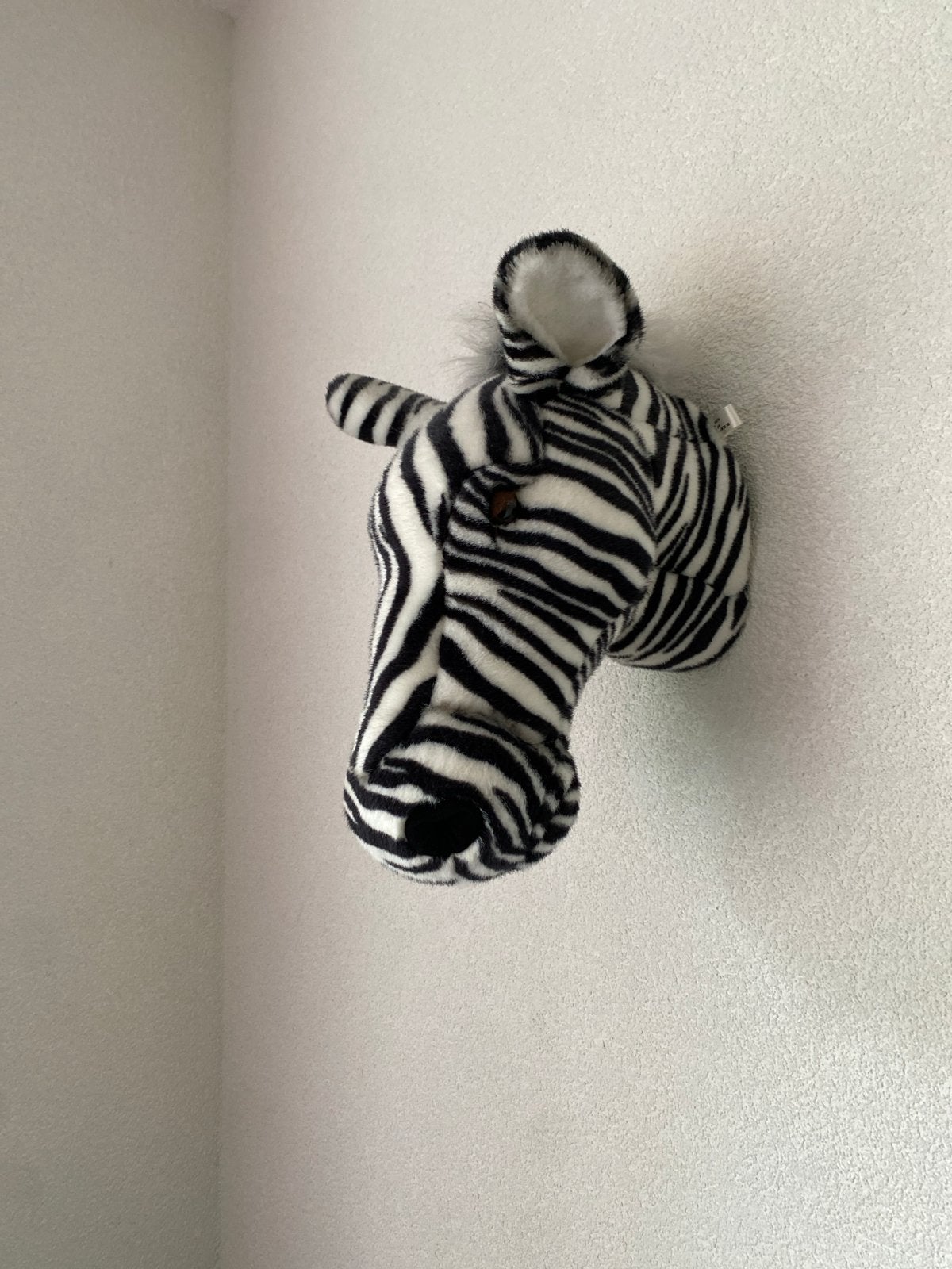 Set van 3 pluche dierenkoppen voor aan de muur, Ophalen, Zo goed als nieuw, Met ophangsysteem, Textiel
