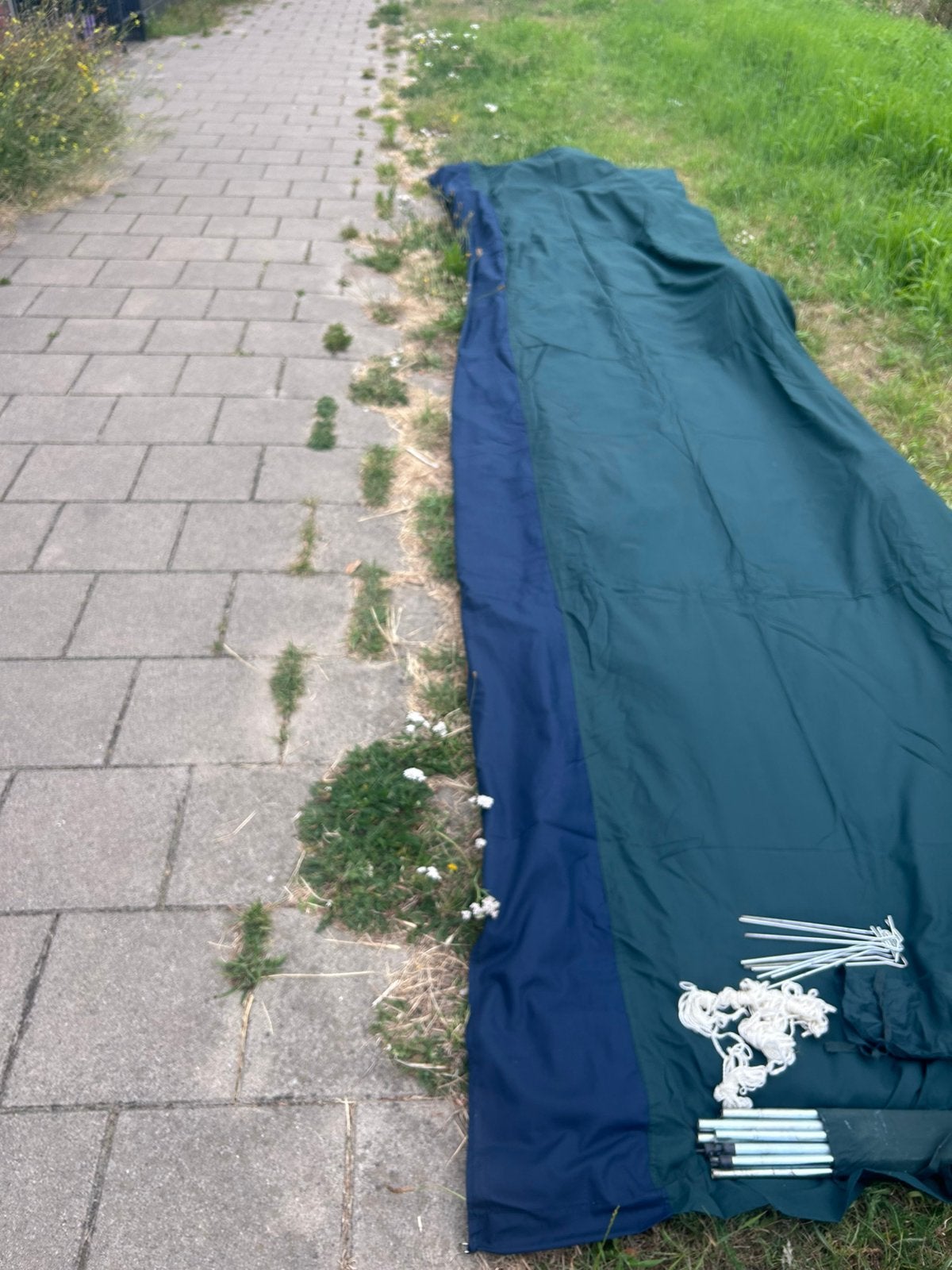 Windscherm 5 meter 1 keer gebr, Ophalen of Verzenden, Zo goed als nieuw