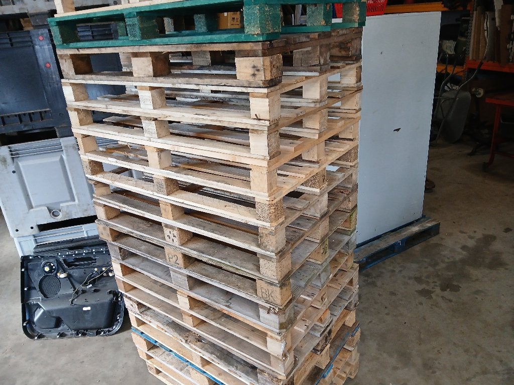 30 stuks pallet 120x80 europallet formaat 80x120cm pallets, Doe-het-zelf en Verbouw, Gebruikt, Ophalen of Verzenden, 50 mm of meer