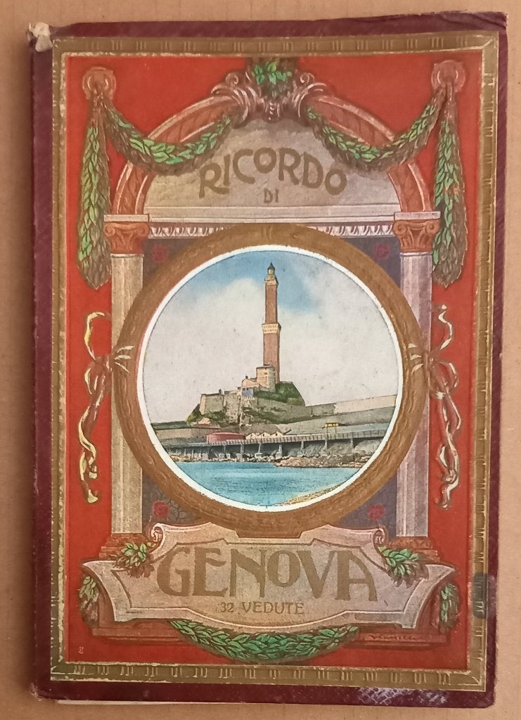 11584 Ricordo di Genova 32 Vedute Leporello Genua Italië, Antiek en Kunst, Ophalen of Verzenden