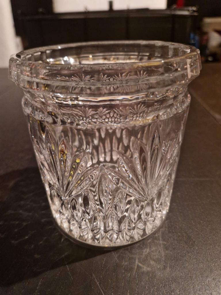 Vintage kristal pot 1, Antiek en Kunst, Ophalen of Verzenden