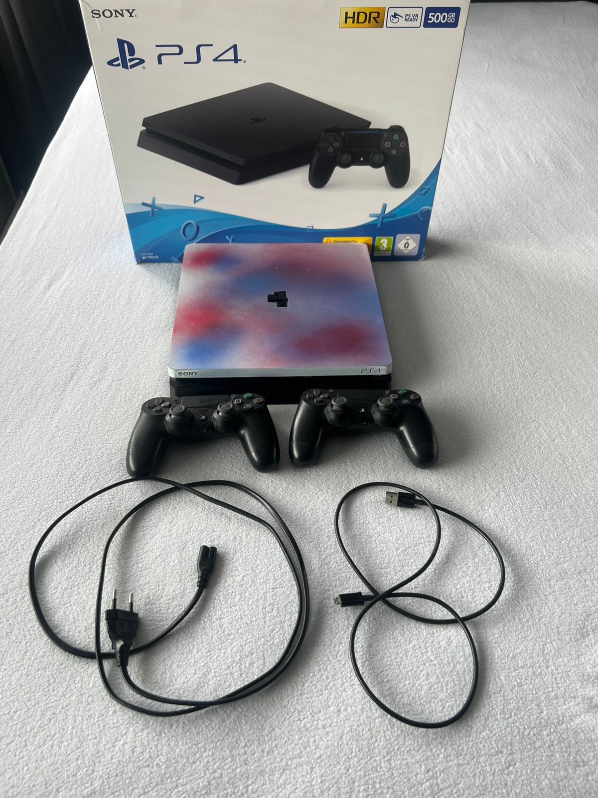 PlayStation 4, Met 2 controllers, Ophalen of Verzenden, Slim, Gebruikt