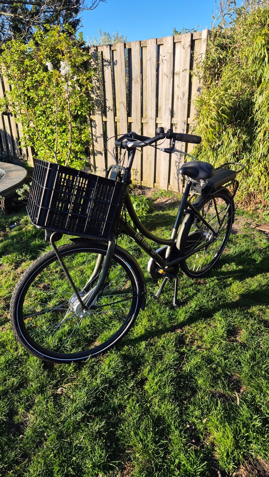Cortina elektrische fiets met voordrager, Ophalen of Verzenden, Gebruikt