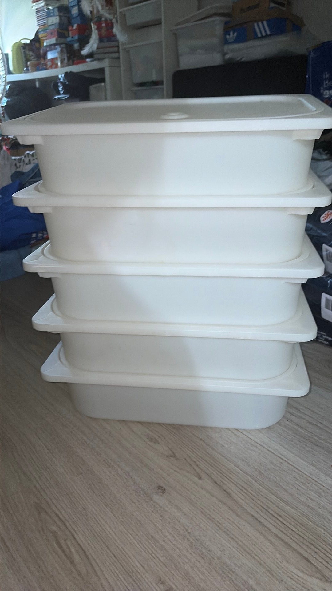 5x ikea trofast bakken met deksels, Ophalen, Minder dan 50 cm, 5 laden of meer, Zo goed als nieuw