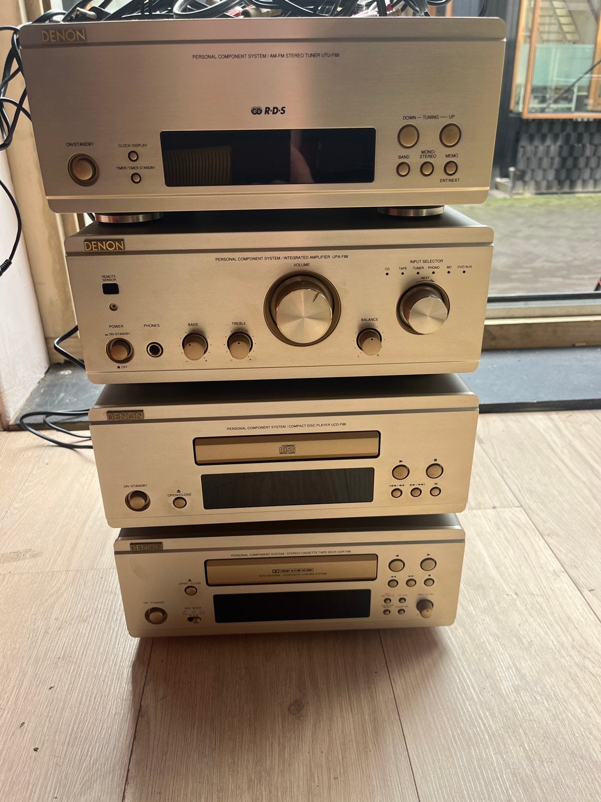 Denon Personal Component System - Complete Set, Ophalen, Gebruikt, Cassettedeck, Denon