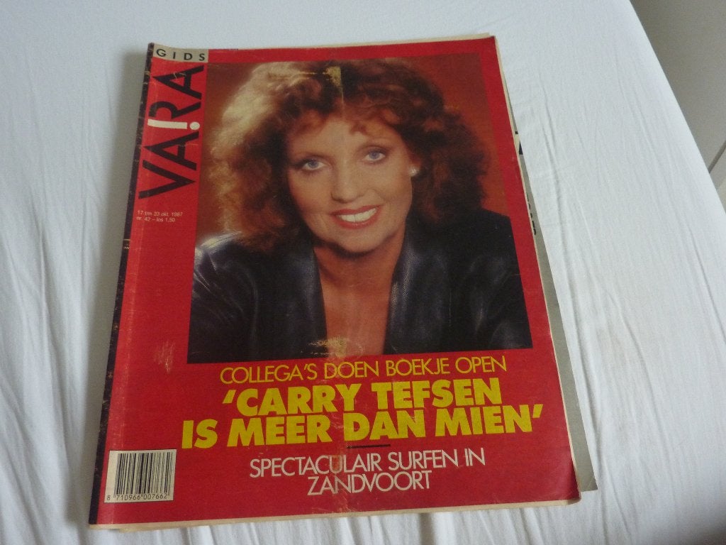 VARAGIDS 1987-CARRY TEFSEN-RICHARD GERE-ZANGERES ZONDER NAAM, Verzenden, 1980 tot heden, Tijdschrift