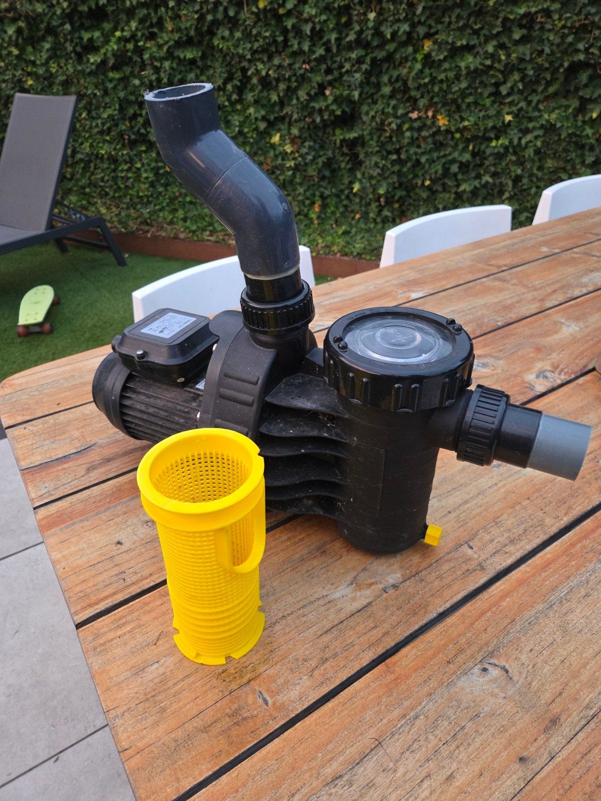 Zwembadpomp swim-tec trend 110, Tuin en Terras, Ophalen of Verzenden, Gebruikt, Filter