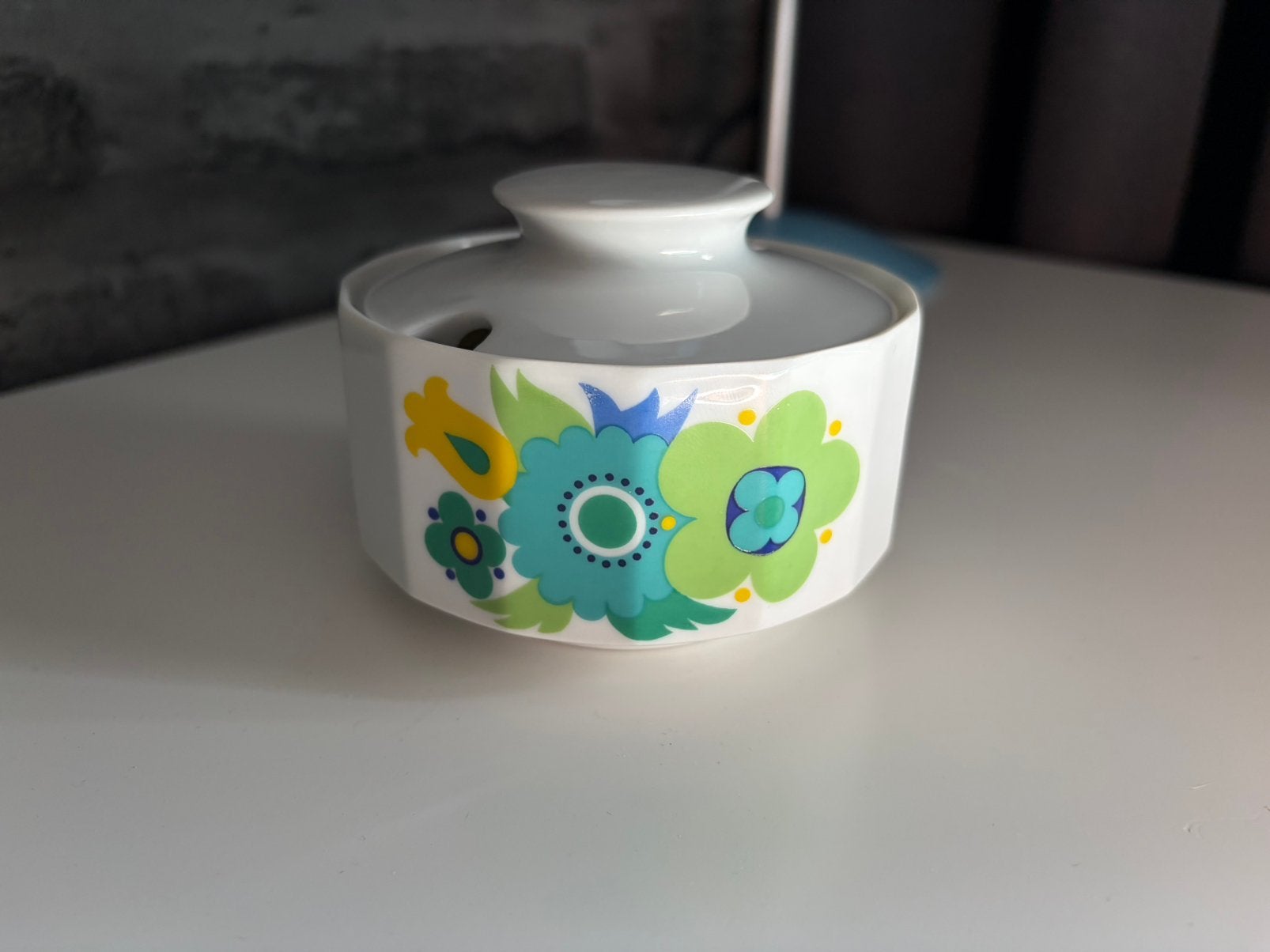 Vintage Rosenthal Studio-Linie Suikerpot Bloemen 60s/70s, Overige merken, Overige typen, Vintage, Ophalen of Verzenden