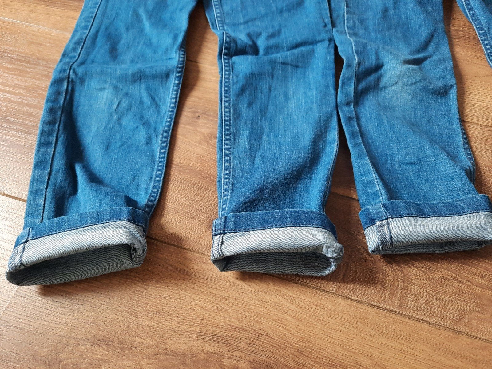 Tweeling meisjes tuinbroeken van Tygo en Vito maat 128, Ophalen of Verzenden, Zo goed als nieuw, Kleding