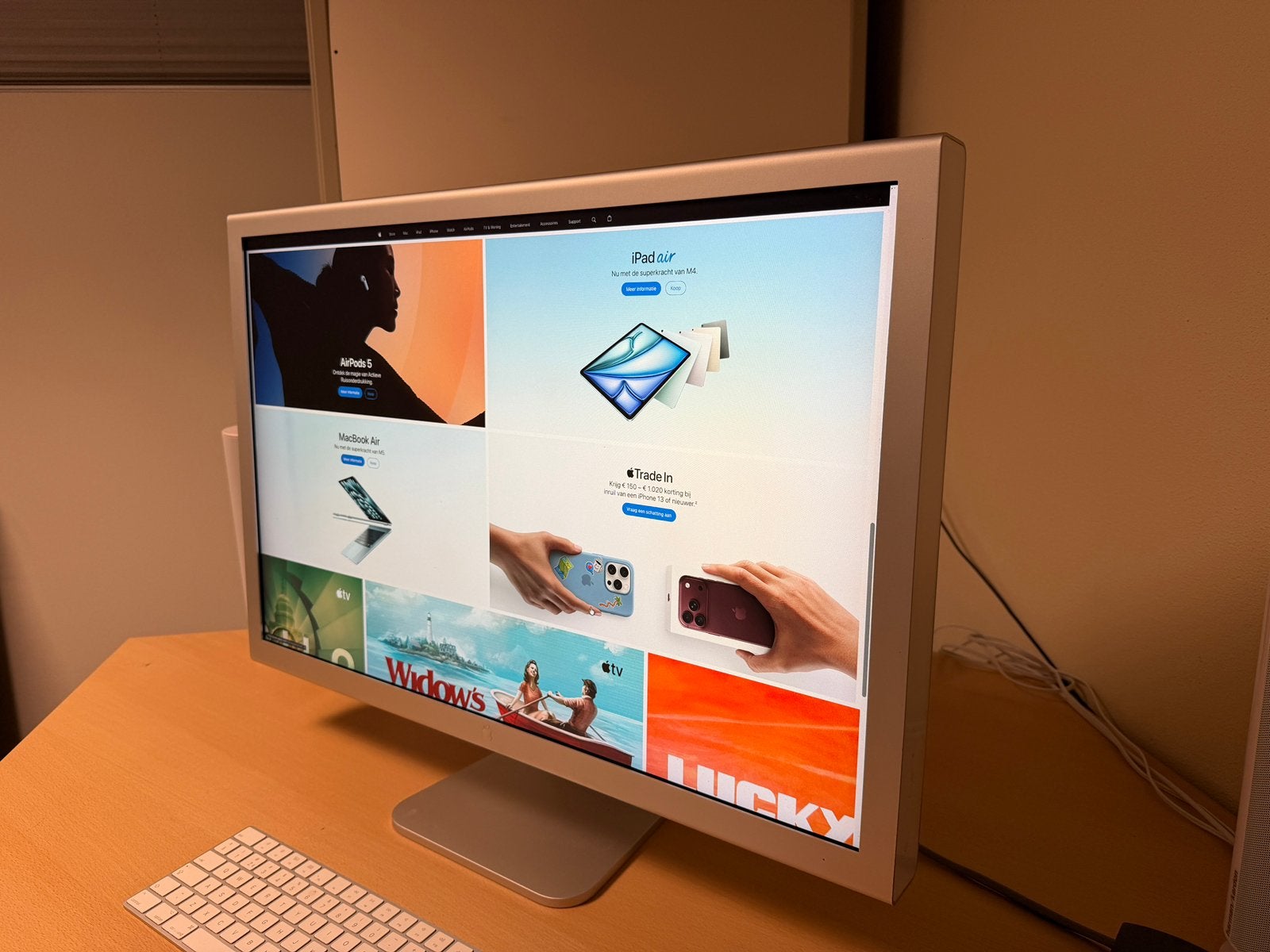 Apple Cinema Display 30 inch, Ophalen, DVI, Gebruikt, Overige typen