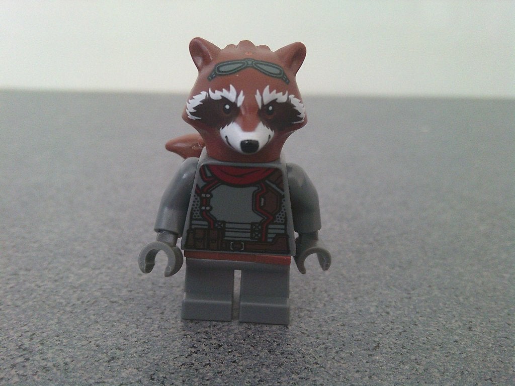 Lego Minifiguur/Poppetje Rocket Raccoon, Verzenden, Zo goed als nieuw, Minifiguur, Lego