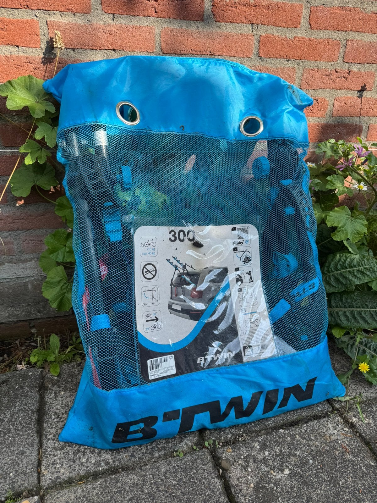 Decathlon B'TWIN 300 Fietsendrager Achterklep – 2 of 3 fiets, Ophalen, Zo goed als nieuw