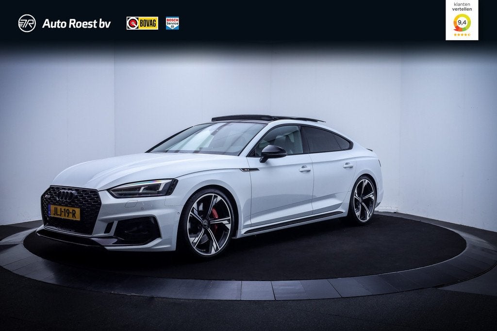 Audi RS5 Sportback 2.9TFSI RS 5 quattro competition plus FUL, Auto's, Audi, Gebruikt, 451 pk, RS5, Wit