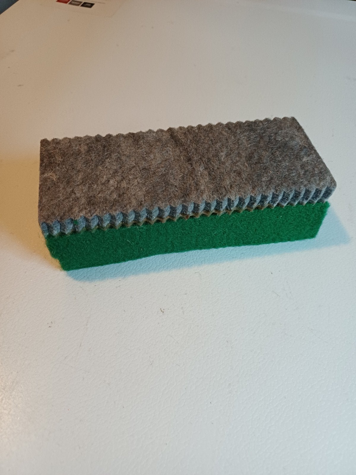 Nostalgische borstel voor krijtjes schoolbord., Antiek en Kunst, Ophalen of Verzenden