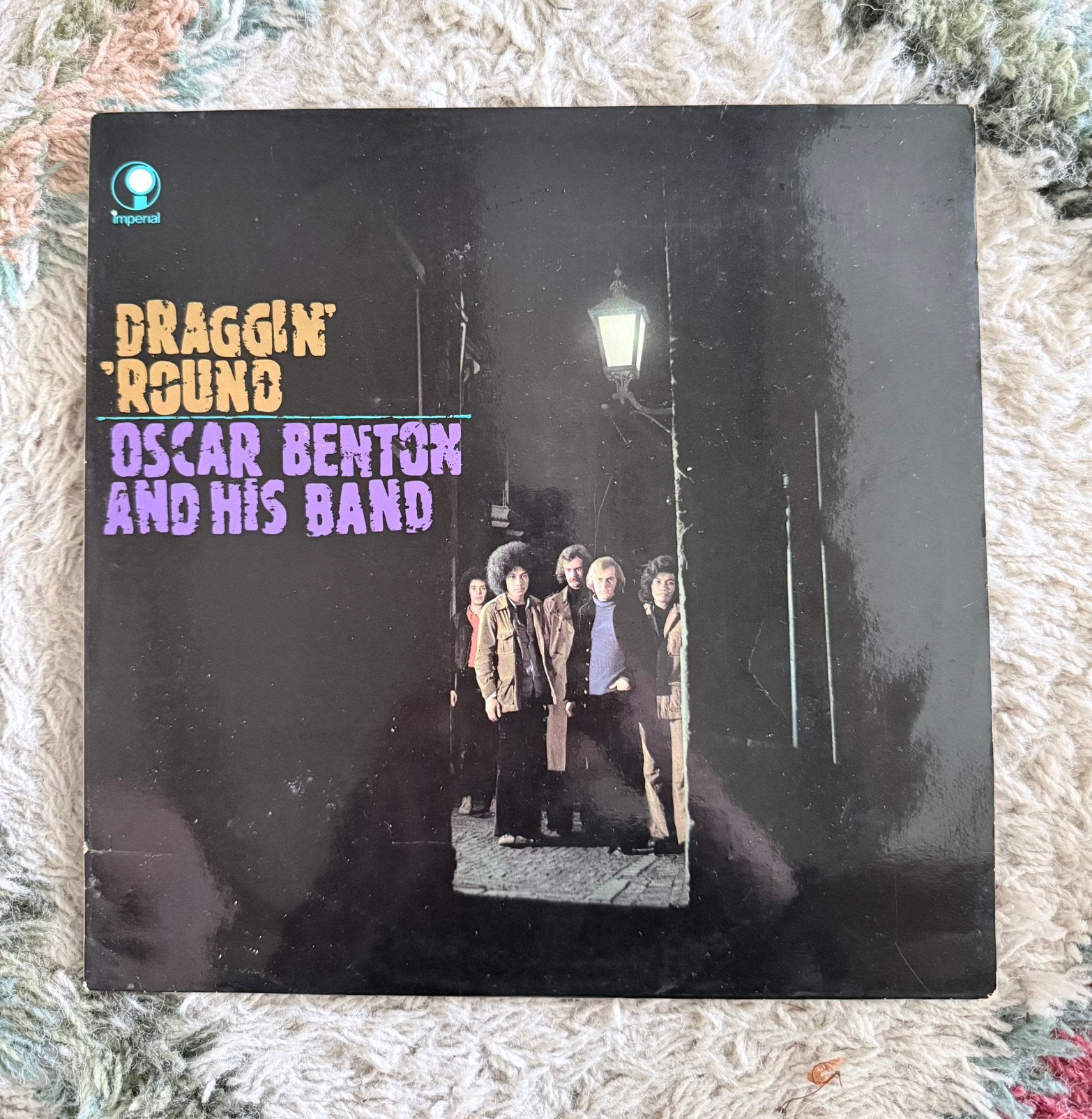 Oscar Benton And His Band – Draggin' 'Round lp vinyl, Gebruikt, Originele persing, Ophalen of Verzenden, 12 inch