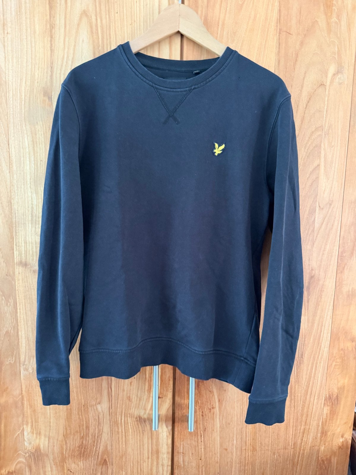 Lyle & Scott sweater zwart maat M, Verzenden, Gedragen