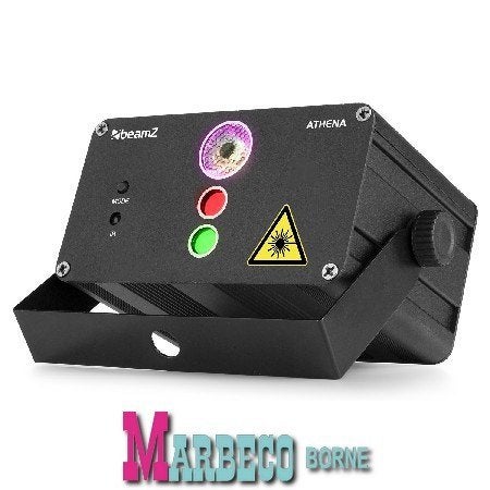 Athena Gobo Laser, Afstandsbediening, Accu, Sound, Geluidgestuurd, Nieuw, Laser, Info@marbeco.nl