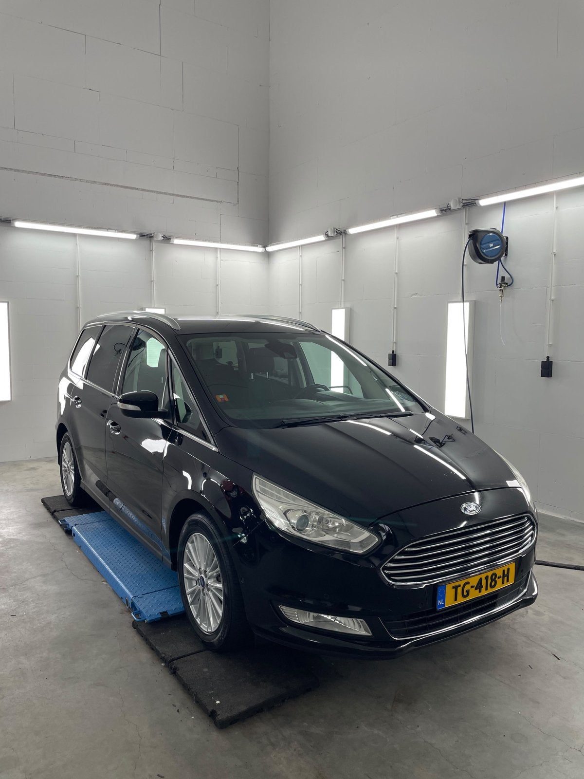 Ford Galaxy 2.0 Tdci 110KW 2016 Zwart, Auto's, Voorwielaandrijving, 4 cilinders, 2000 kg, 1655 kg