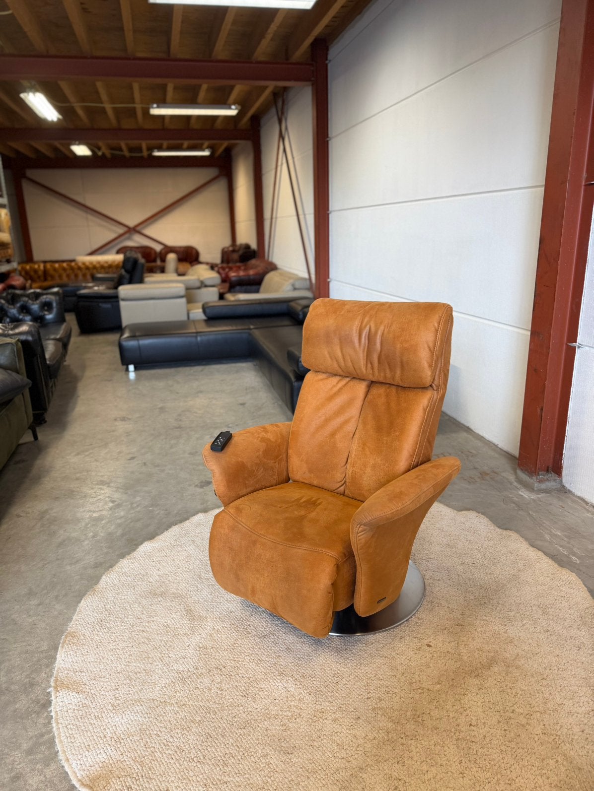 Relaxfauteuil relax fauteuil stoel Meubelzorg 2 jaar oud, Verzenden, 2861SK, Mariansoliak8@gmail.com, 75 tot 100 cm