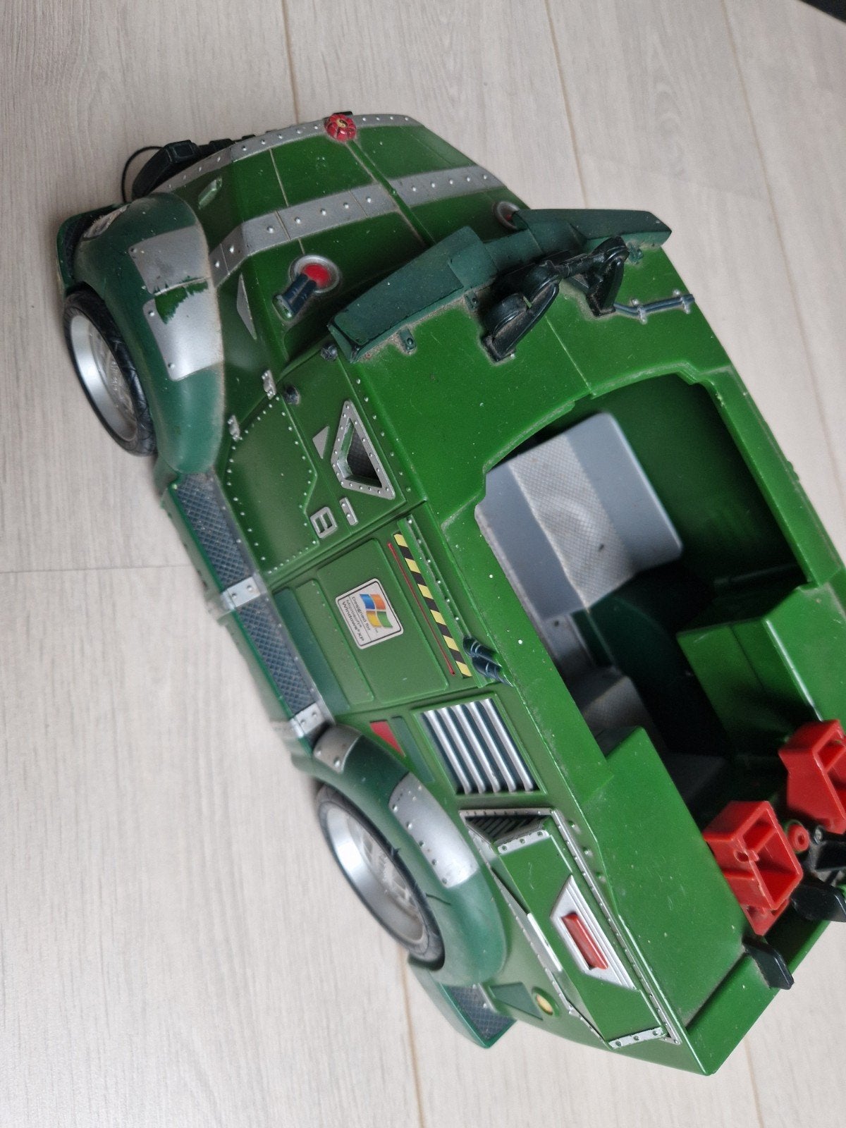 2002 tmnt battle shell armored truck van playmates toys tmht, Ophalen of Verzenden