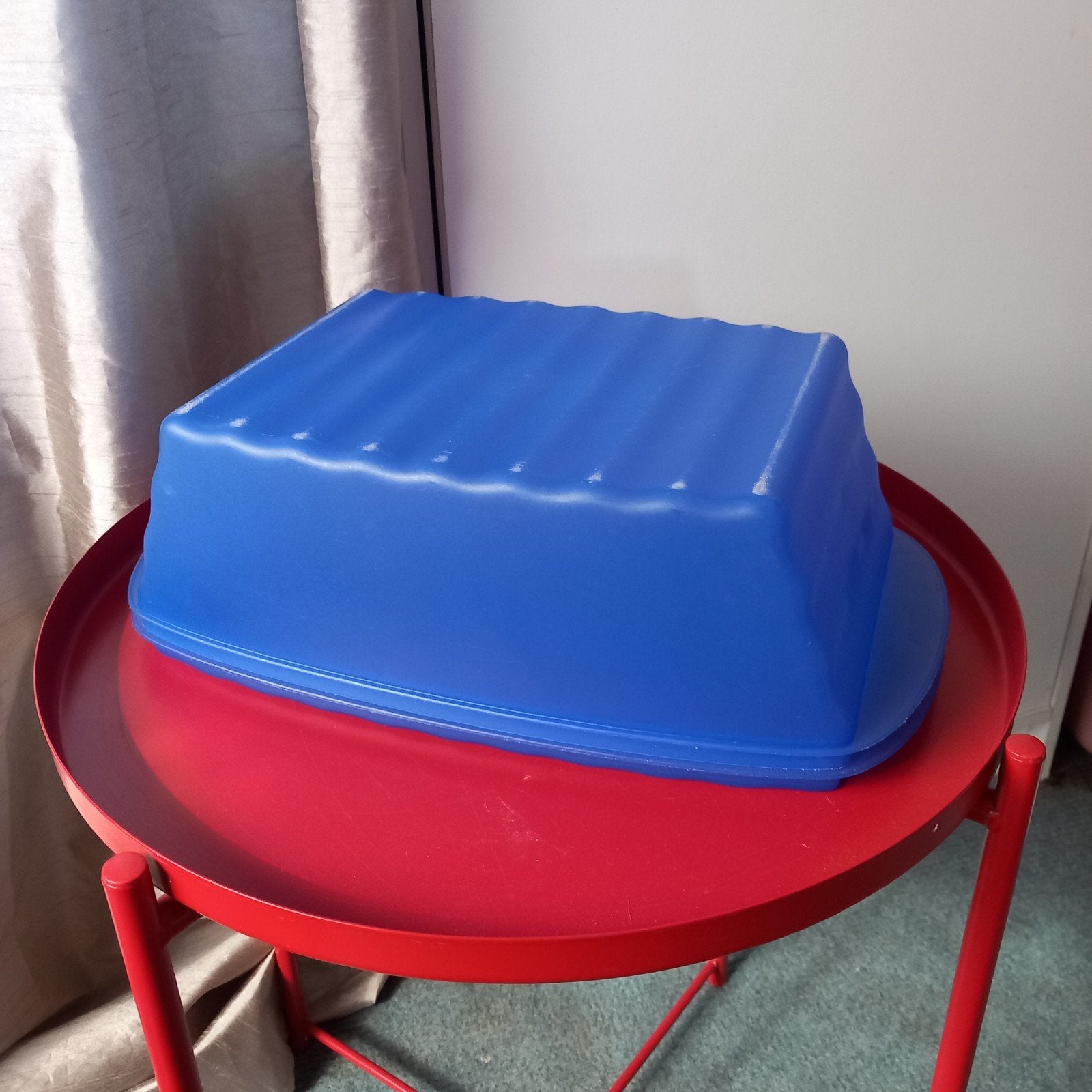 Tupperware Impressions brooddoos, Bewaardoos, Blauw, Luchtdicht, Ophalen of Verzenden