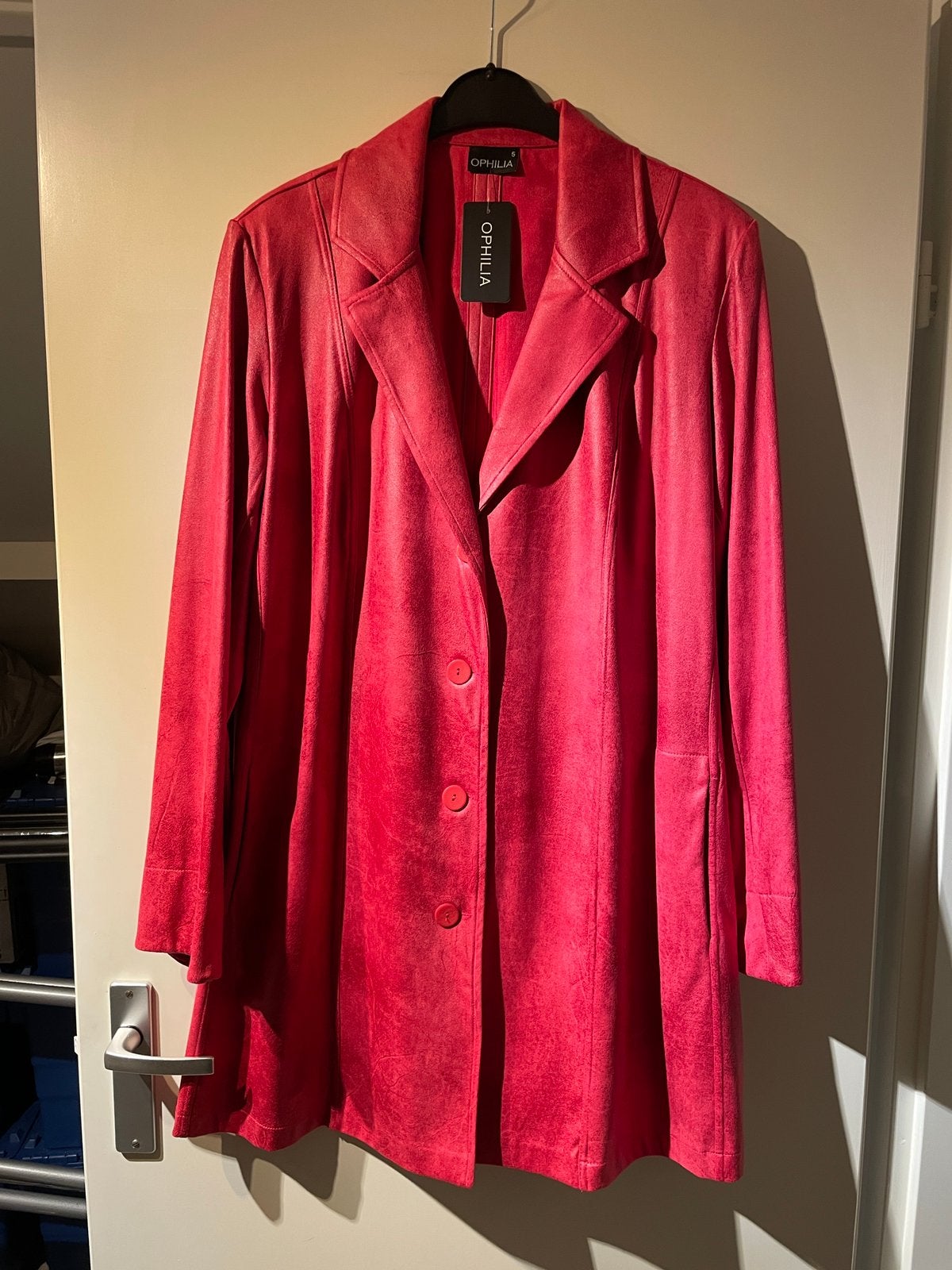 Nieuwe rubin pink vintage blazer Mike van ophilia 52/54, Nieuw, Roze, Jasje of Colbert, Nvt