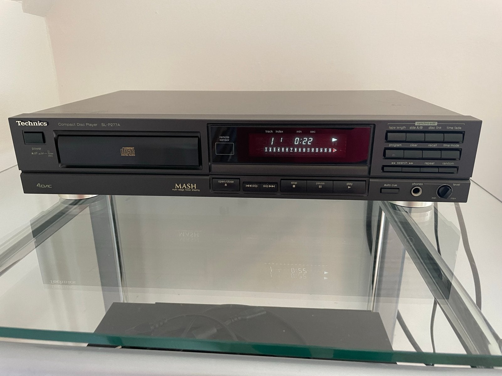 Technics SL-P277A CD-speler - Uitstekende staat, Ophalen of Verzenden, Gebruikt, Technics