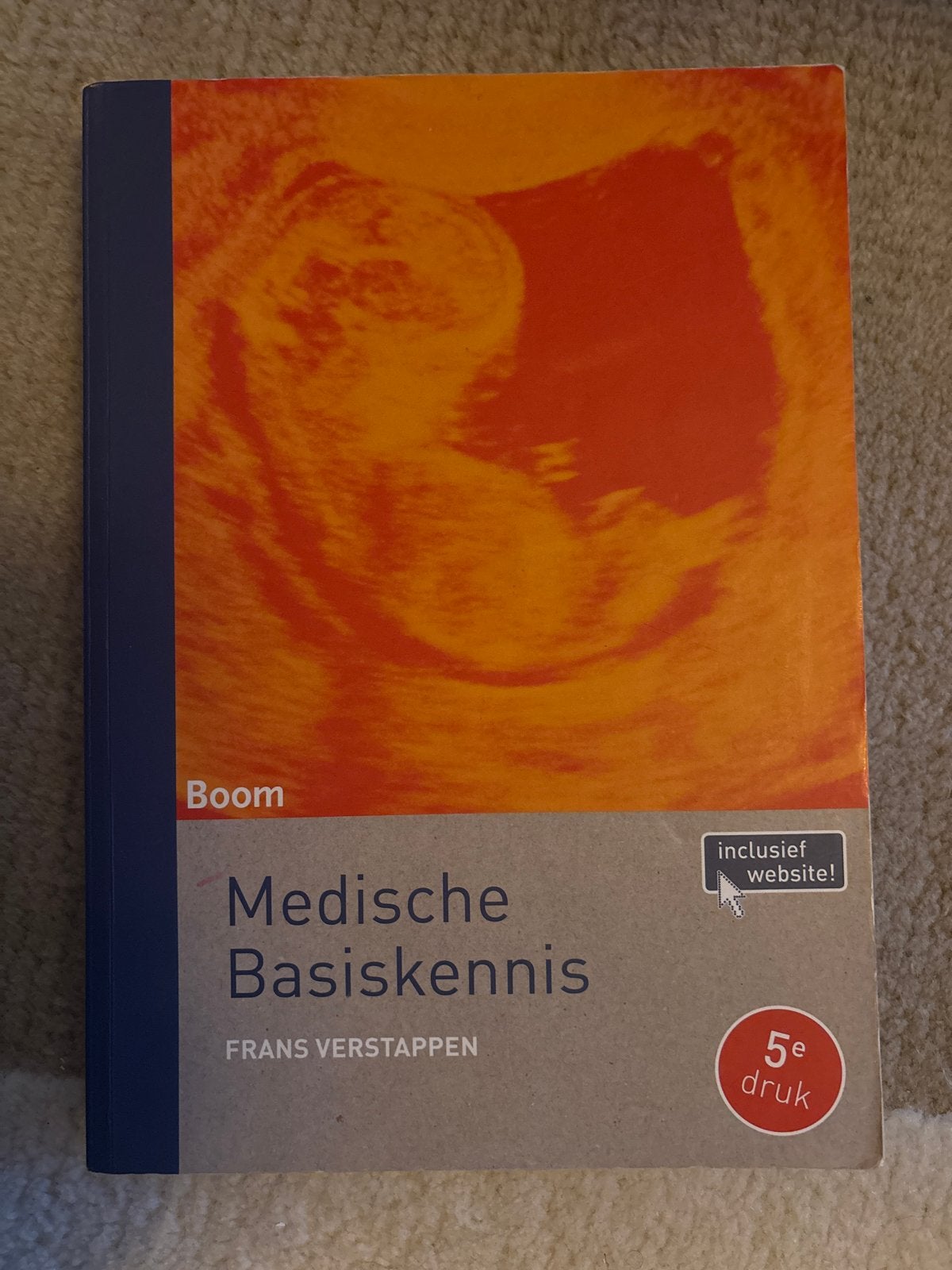 Medische Basiskennis 5e druk - Frans Verstappen, Boeken, Ophalen of Verzenden, Beta, Gelezen, HBO
