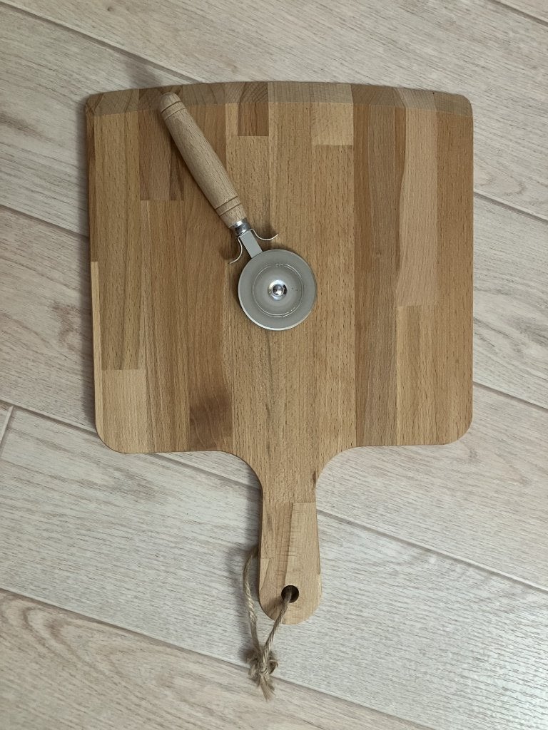 Pizzaplank met pizzasnijder, Ophalen of Verzenden, Nieuw