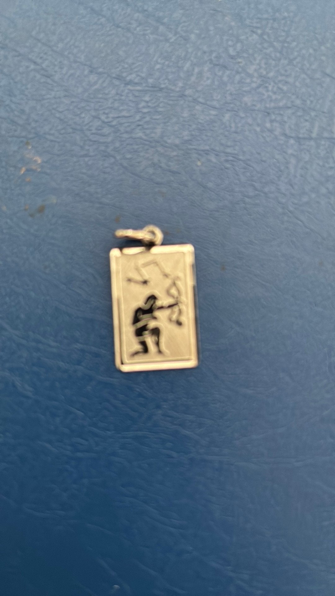 835 zilver hanger horoscoop boogschutter, Ophalen of Verzenden, Zo goed als nieuw, Zilver