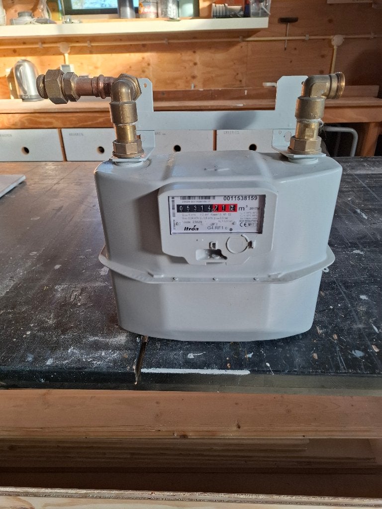 tussenmeter gas, Ophalen, Gebruikt, Druk