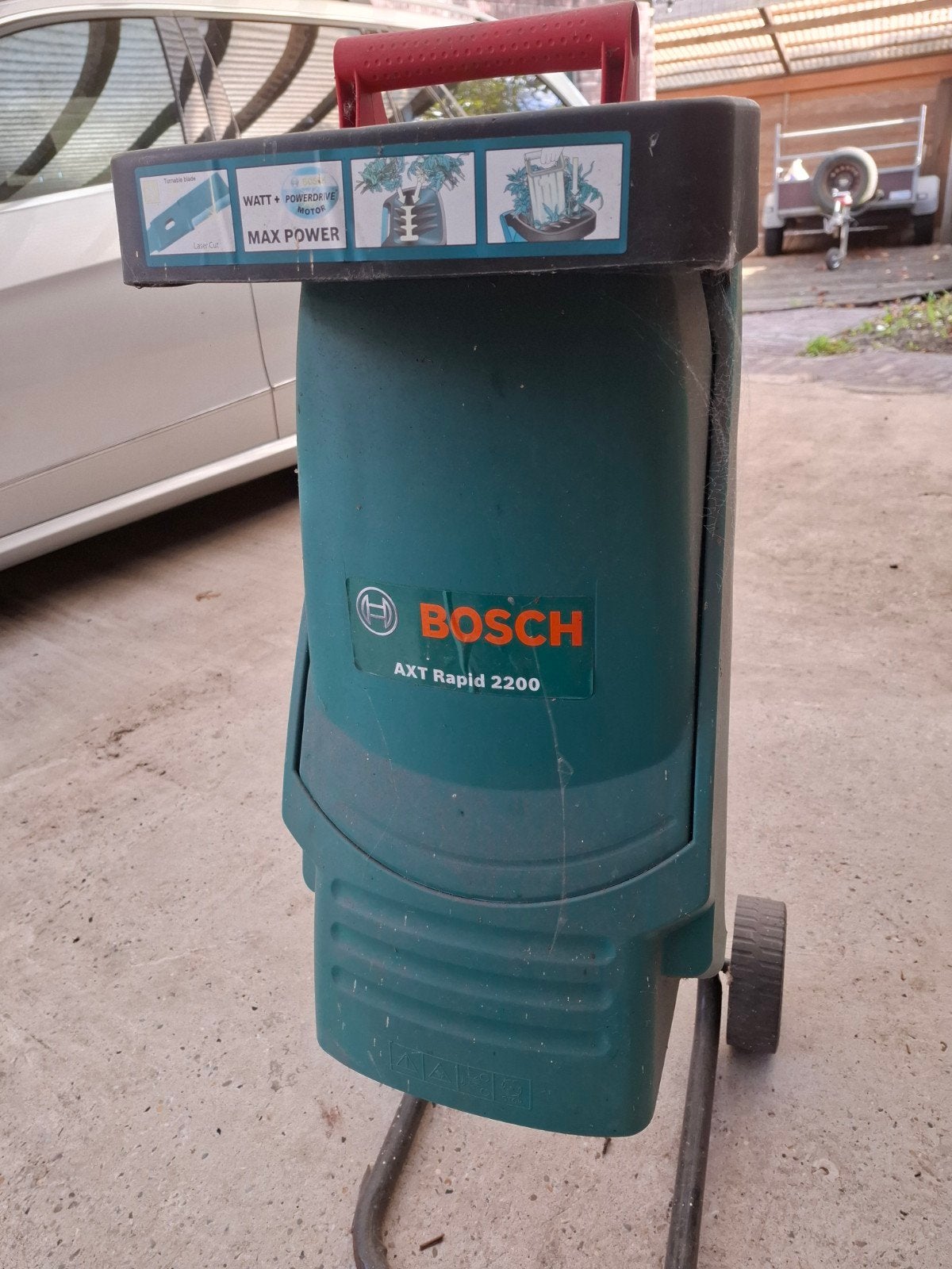 Bosch AXT Rapid 2200 hakselaar - Gebruikt, Ophalen, Gebruikt, Elektrisch, Bosch