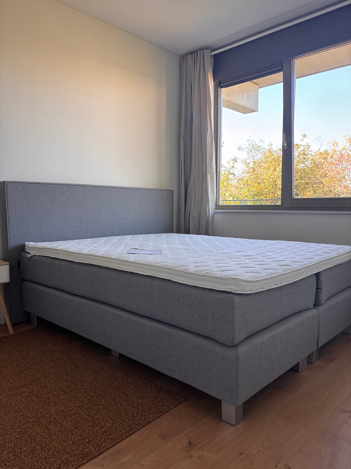 Zo goed als nieuw tweepersoons boxspringbed 160x200cm, Tweepersoons, Ophalen of Verzenden, Zo goed als nieuw, 200 cm