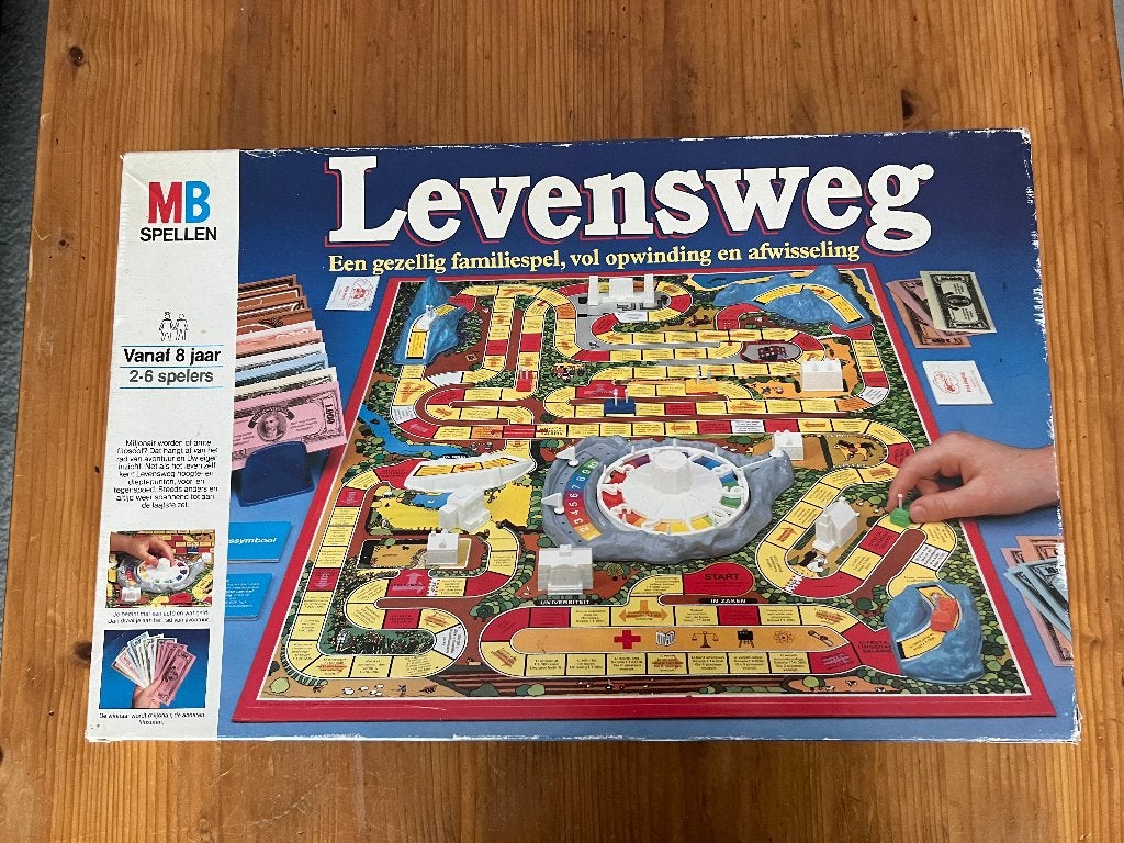 Levensweg (1985 versie) bordspel, Ophalen, Gebruikt, MB