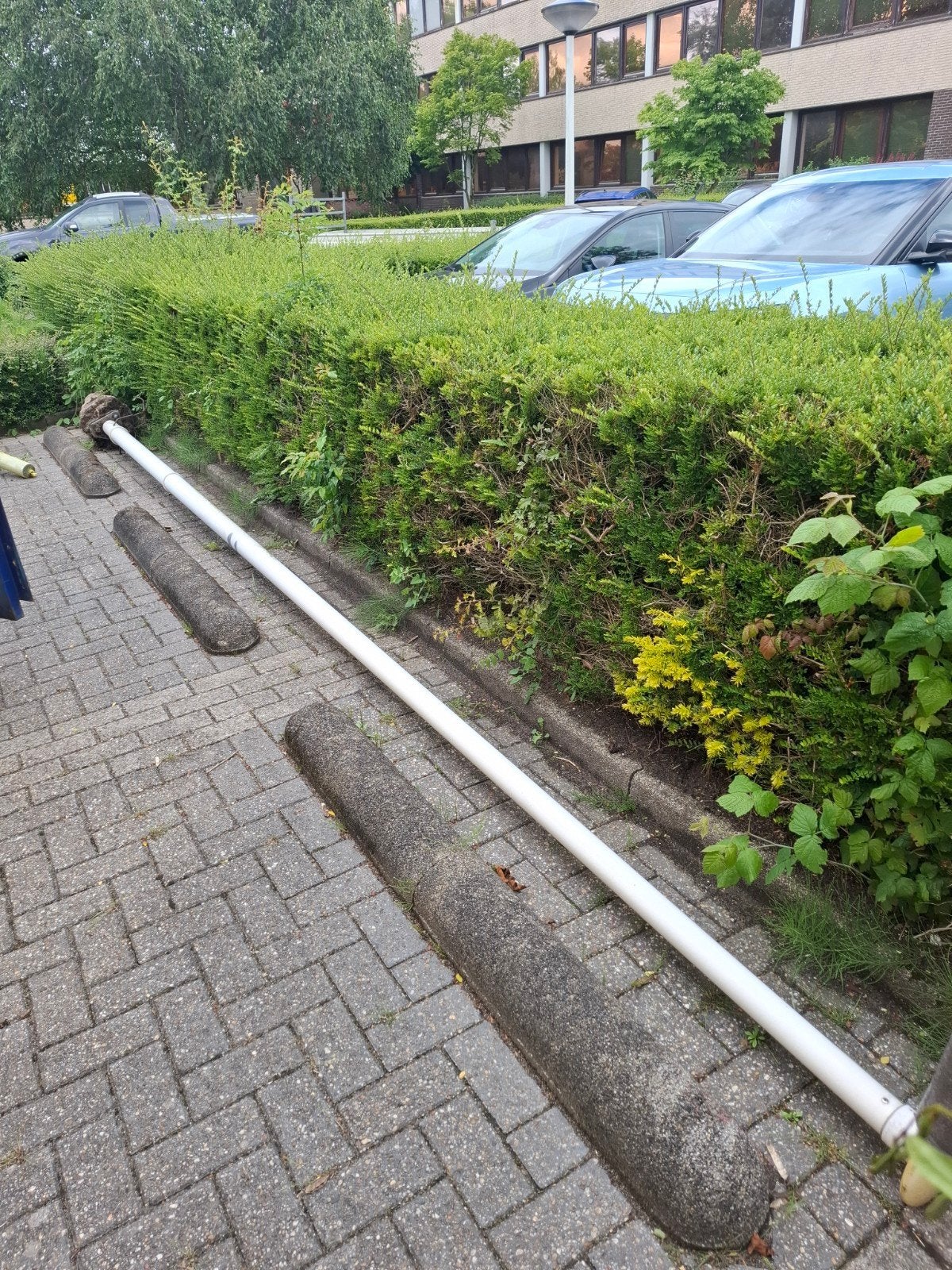 Vlaggenmast 6 meter, Ophalen, Gebruikt