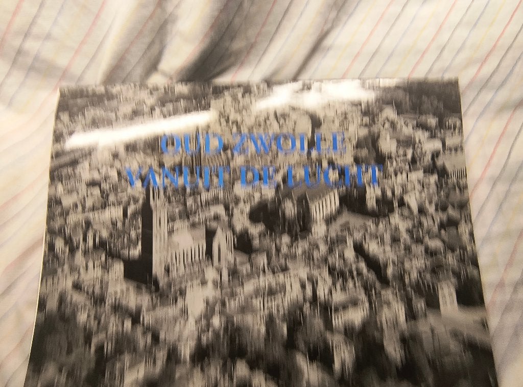 Oud Zwolle van uit de lucht, Gebruikt, 1980 tot heden, Foto, Ophalen of Verzenden