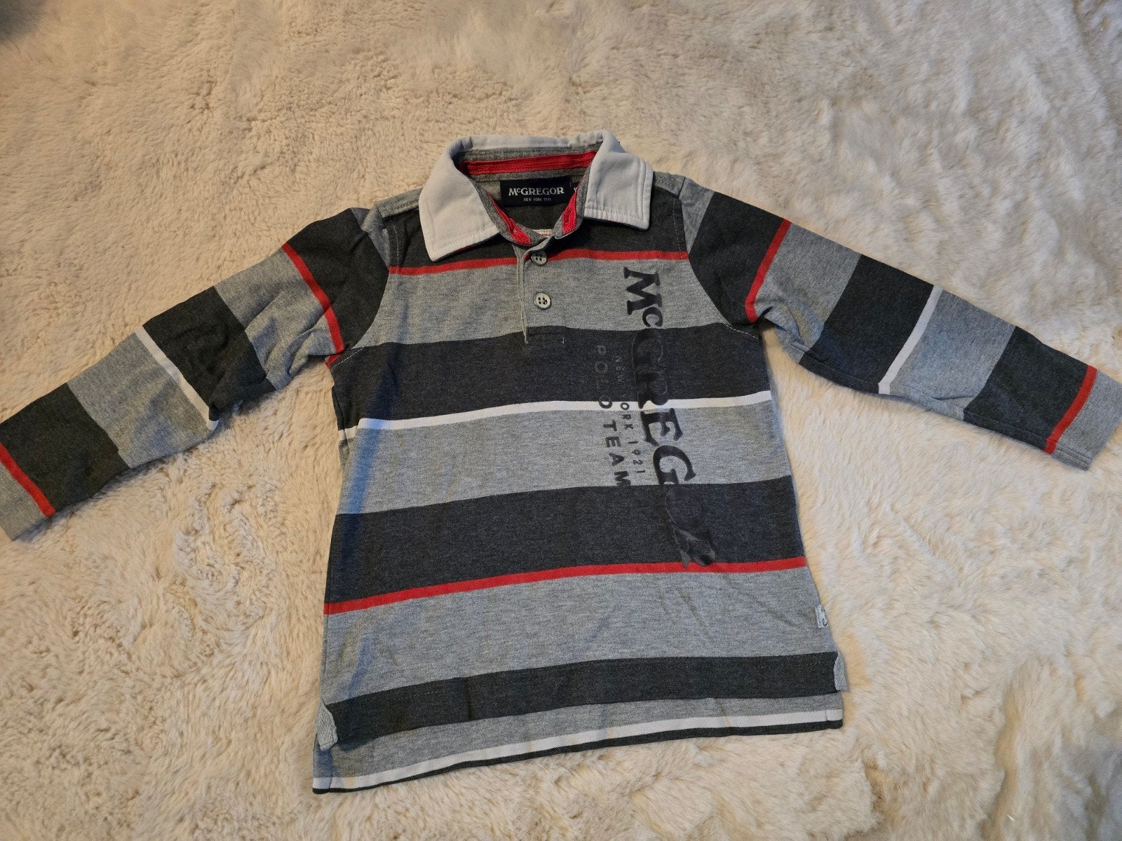McGregor kinderpoloshirt lange mouw (rugbyshirt) nieuw, Verzenden, Nieuw, Jongen of Meisje, Shirt of Longsleeve