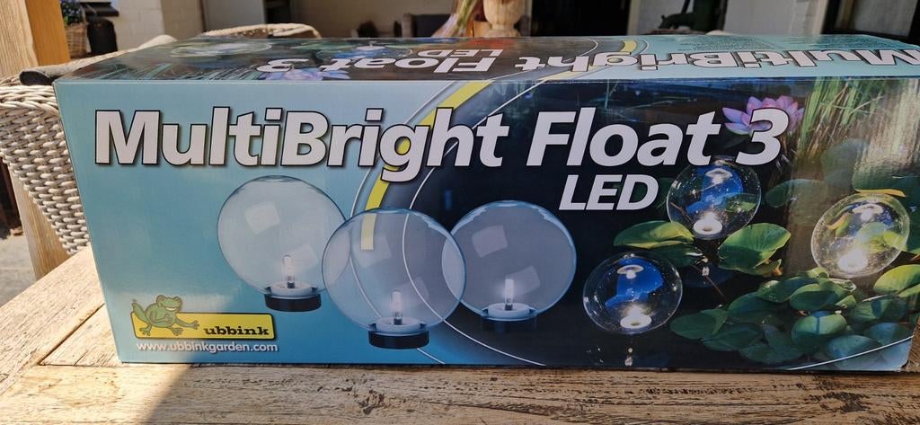 Vijververlichting multibright float 3 led, Ophalen of Verzenden