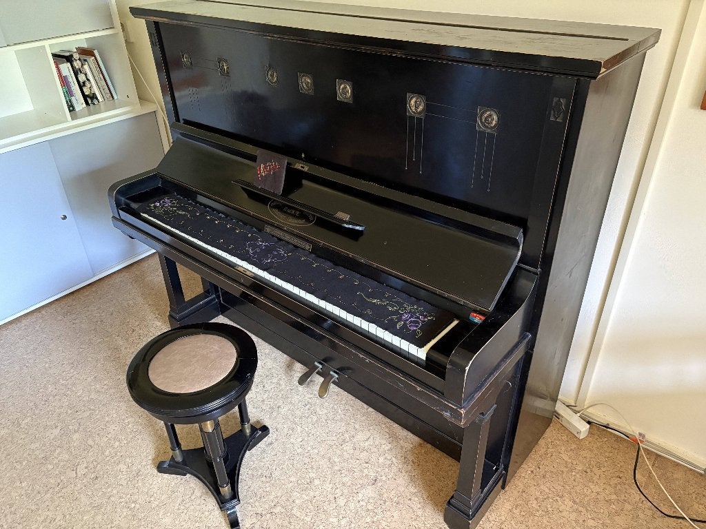 Piano te koop, Ophalen, Gebruikt, Zwart, Piano