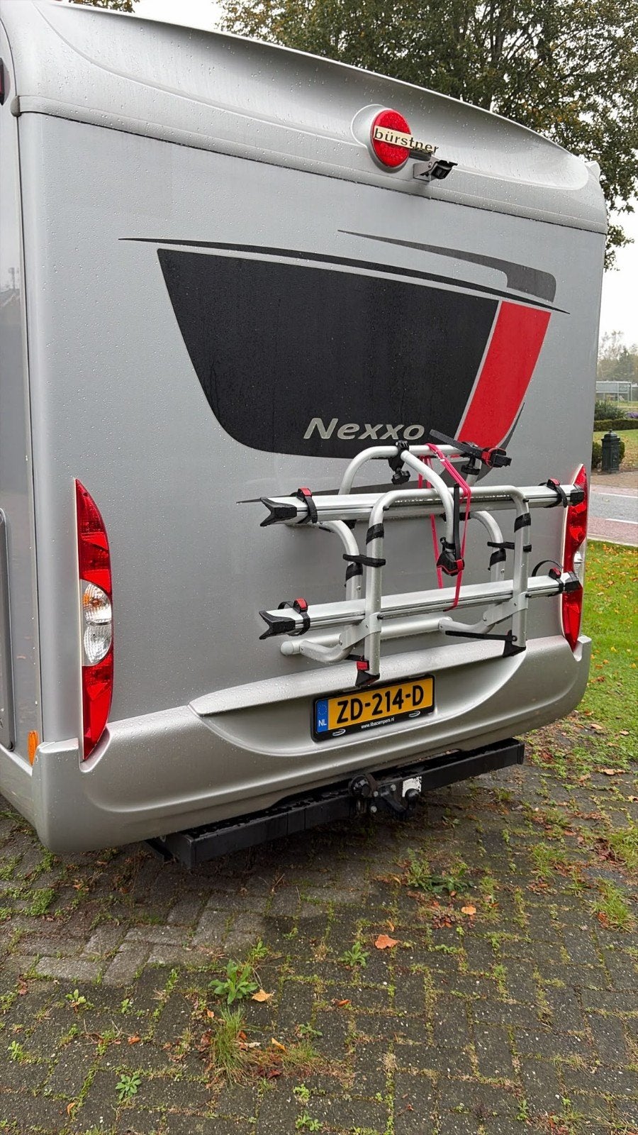 Fietsenrek voor een Burstner camper !!, Particulier, Half-integraal