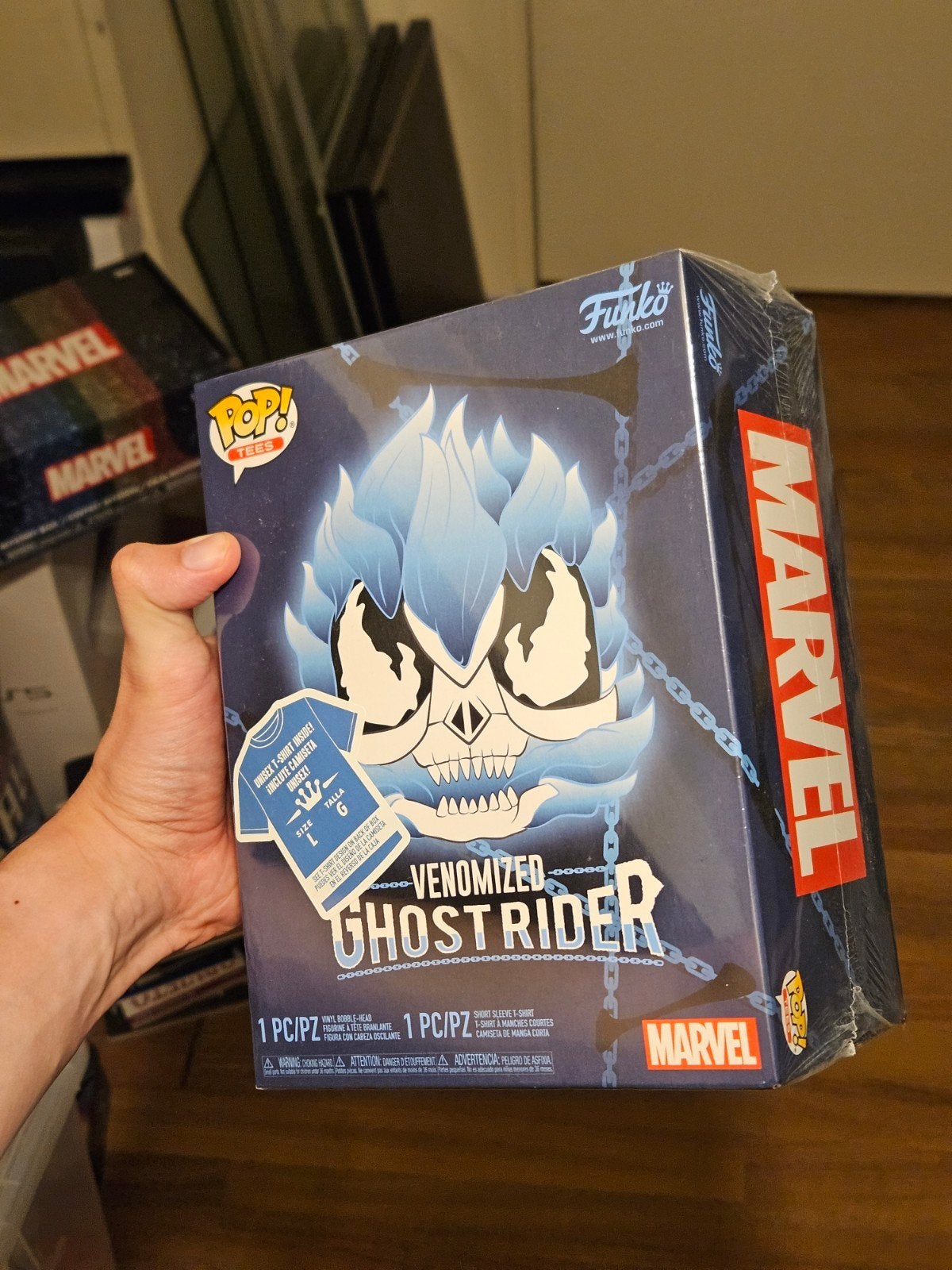 Funko Pop! Tees: Venomized Ghost Rider (Nieuw) Pop + Shirt, Ophalen of Verzenden, Nieuw