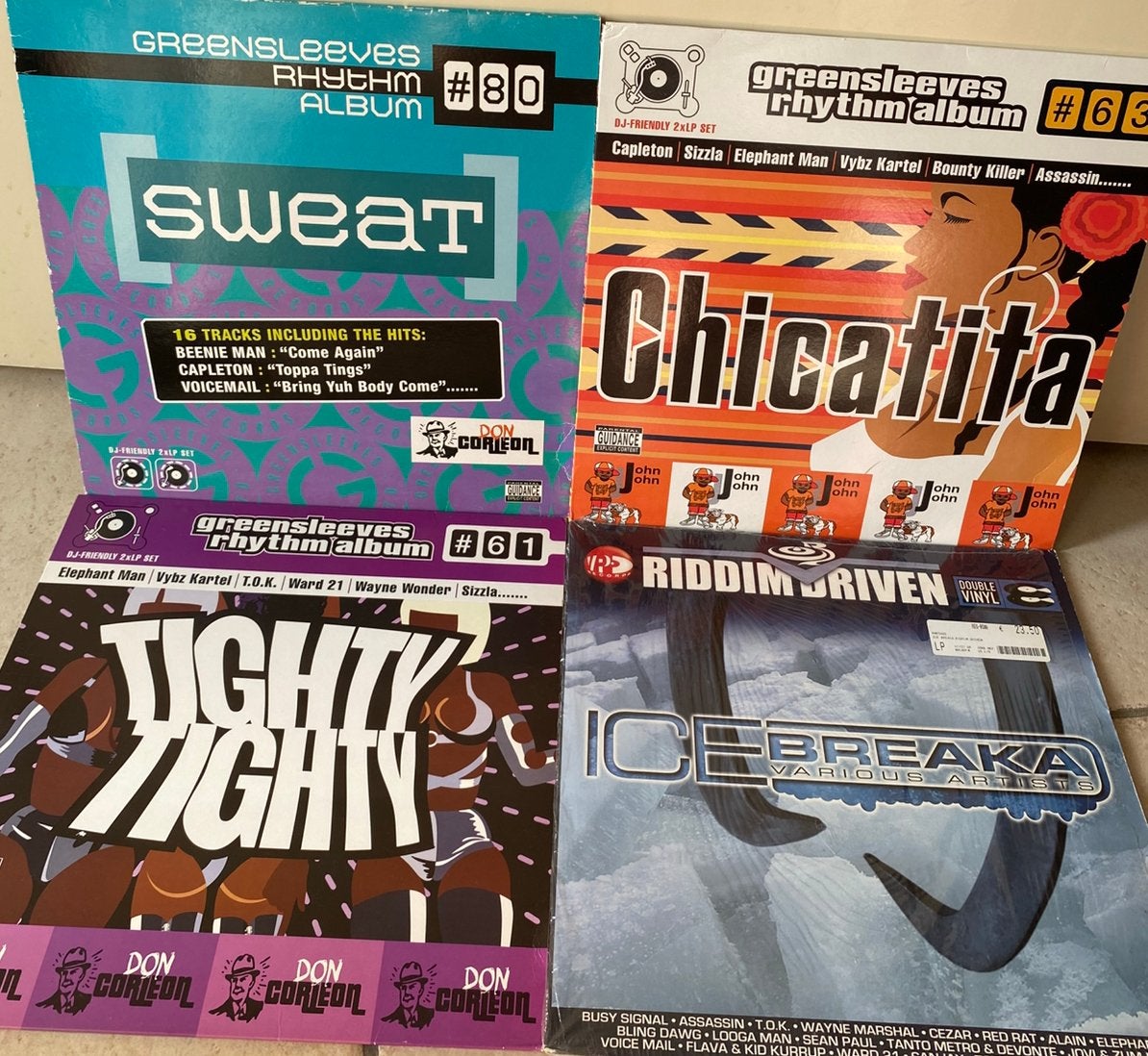 4x reggae dancehall 1 rhythm dubbel lp’s, Ophalen of Verzenden, Gebruikt