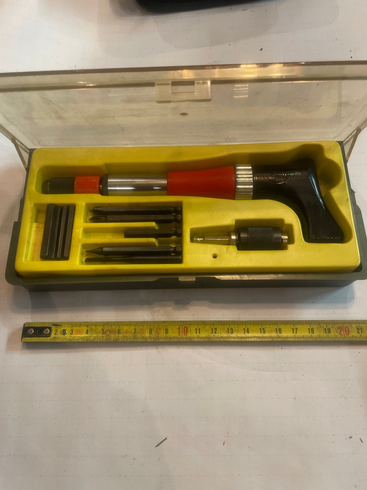 GROW Oxwall Schroevendraaierset met bits, Ophalen, Gebruikt, Schroevendraaier, Overige merken