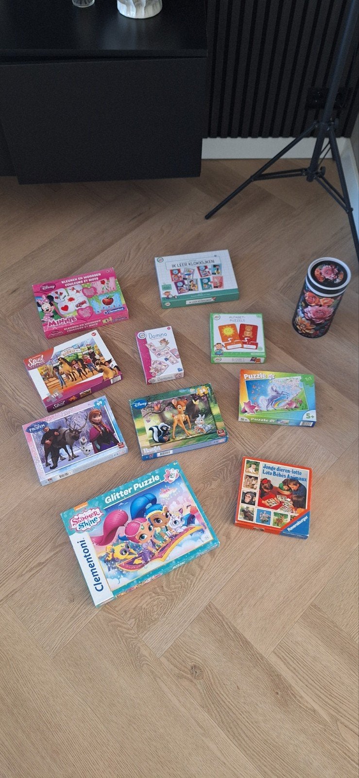 Set van 11 puzzels, educatieve spellen etc, Ophalen of Verzenden