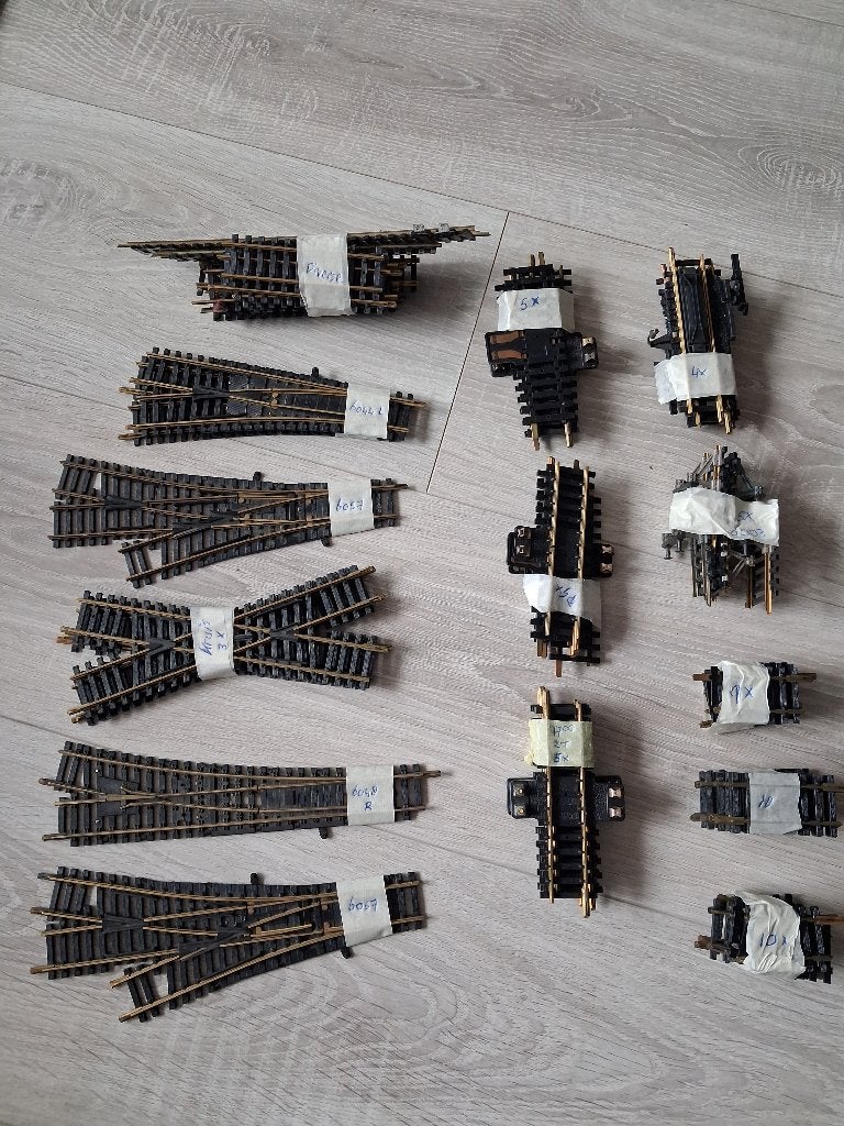 ho fleischmann rails en scenery, Gebruikt, Gelijkstroom, Fleischmann, Rails