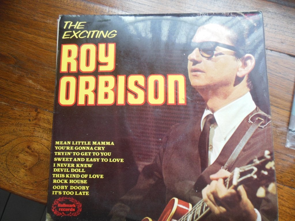lp rock n roll the exiting roy orbison vinyl record album, Cd's en Dvd's, Vinyl | Rock, LP, Gebruikt, Ophalen of Verzenden, 12 inch