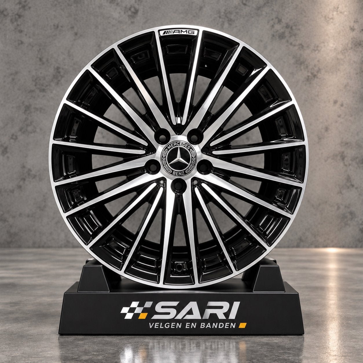 MERCEDES AMG LOOK VELGEN 18/19/20/21 INCH-A C E CLA GLC GLE, Auto-onderdelen, 19 inch, 255 mm, Banden en Velgen, Nieuw