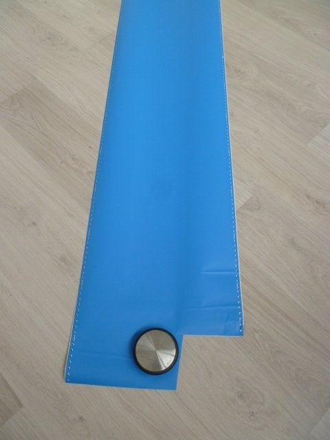 Plakplastic. Rol blauw:  690 cm x 37,5 cm., Zelfklevend, Ophalen of Verzenden, Zo goed als nieuw, Overige materialen