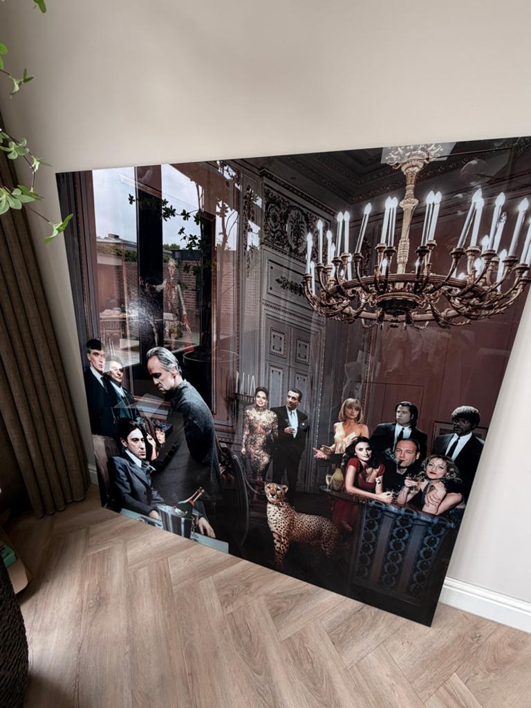 Groot schilderij 'The Godfather' - Plexiglas, Ophalen